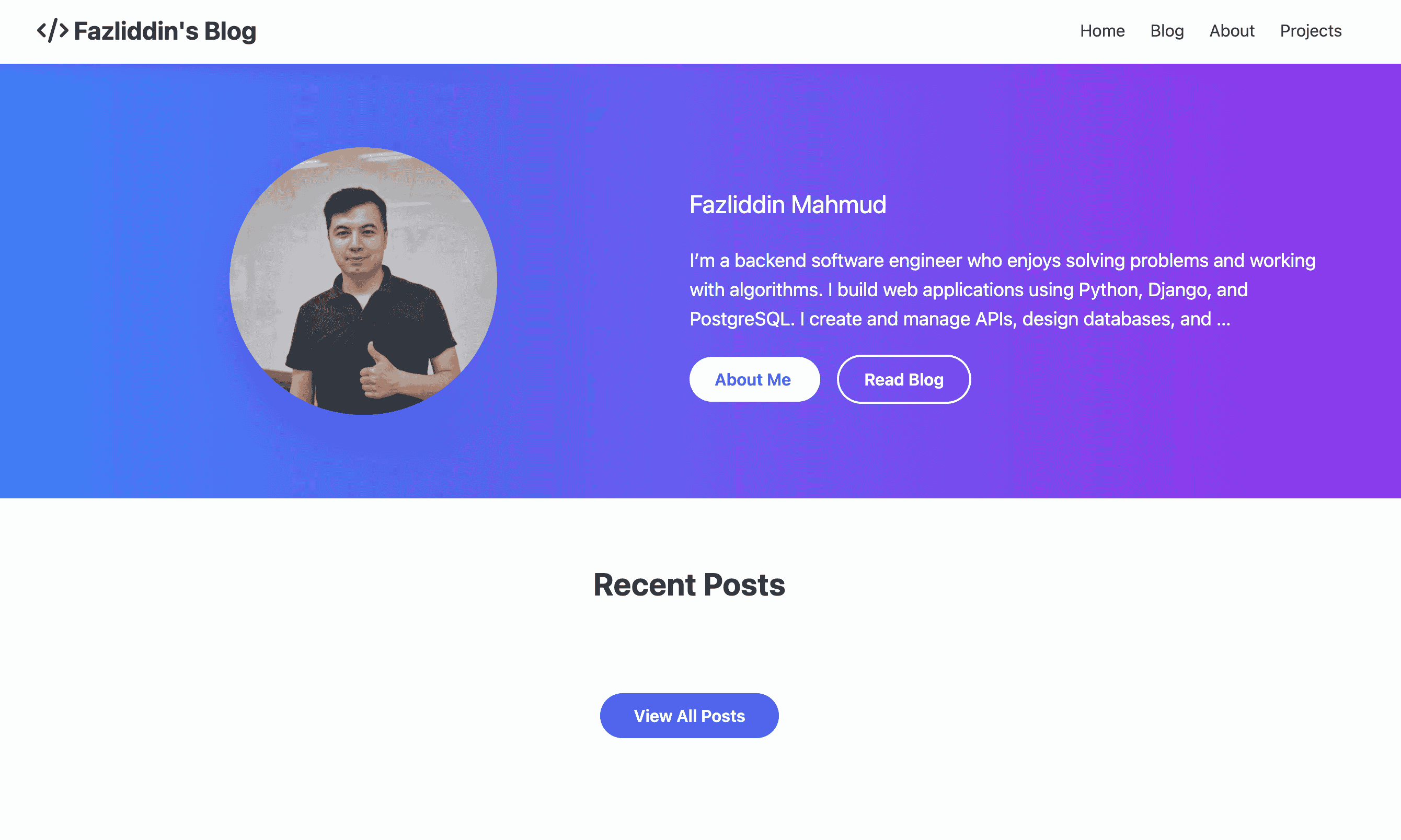 Blog Website
